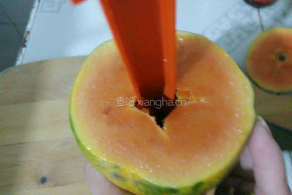 木瓜椰子冻的做法图解6