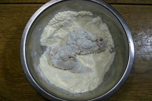 油炸鸡腿的做法图解3