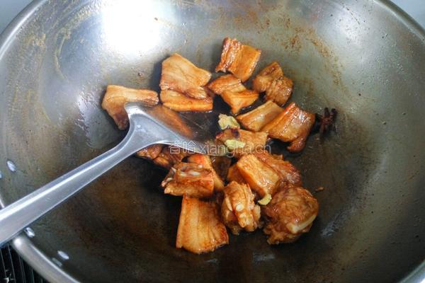 豆筋棍烧肉的做法图解5