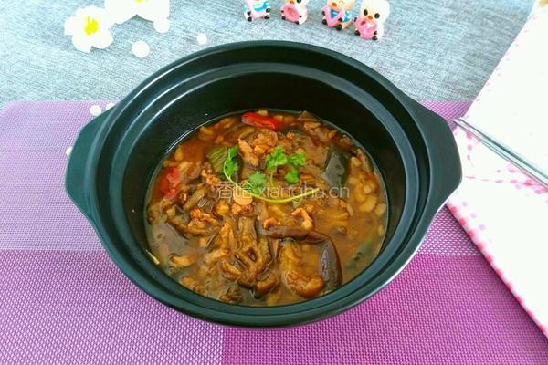 砂锅茄子的做法图解12