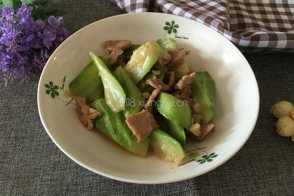 肉片丝瓜的做法图解9