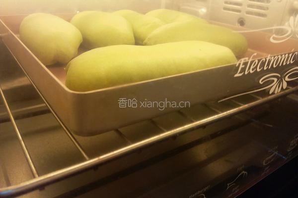 抹茶鲜奶椰蓉面包的做法图解16