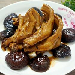 冬菇扒鸭掌的做法[图]