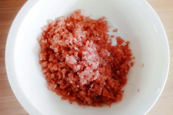 白菜猪肉馄饨的做法图解2