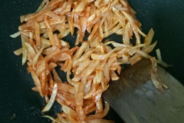 番茄酱土豆丝的做法图解5