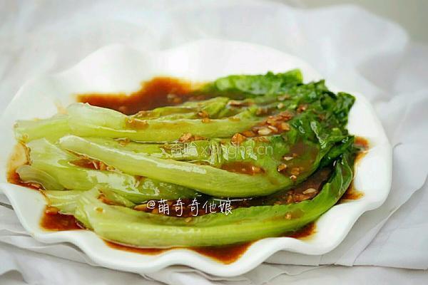 蚝油生菜的做法图解9