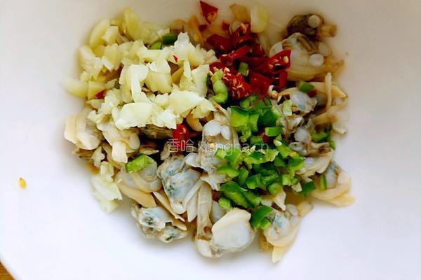凉拌蚬子肉的做法图解6