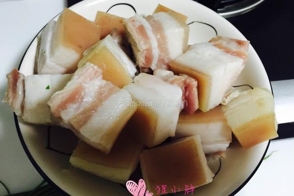 红烧元宝肉的做法图解4