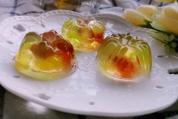 QQ糖七彩果冻的做法图解7