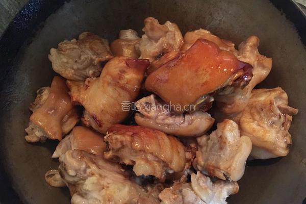 黄豆炖猪手的做法图解6
