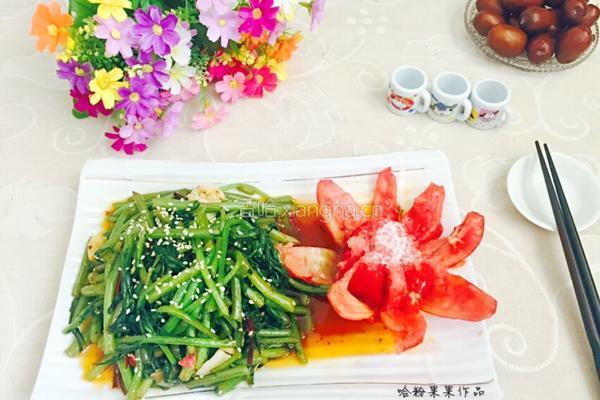 素炒茼蒿的做法图解11