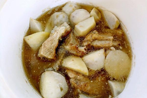 香芋排骨煲的做法图解8