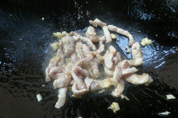 肉炒粉丝的做法图解3