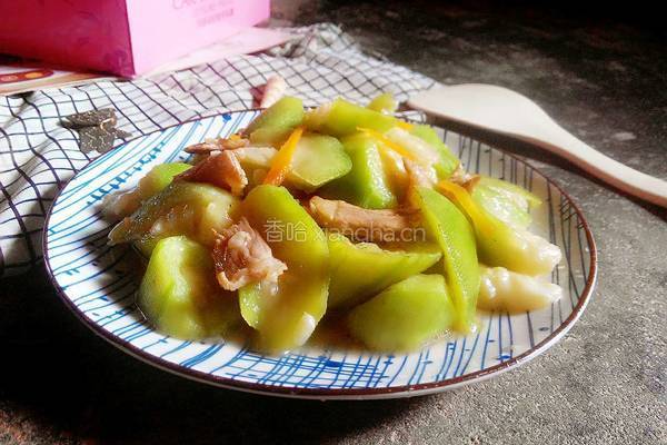 丝瓜炒瘦肉的做法图解6