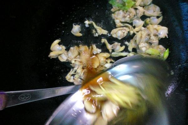 葱香蛤蜊肉的做法图解8