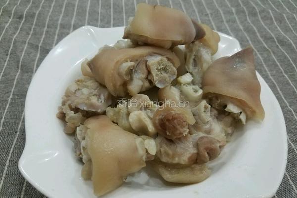 海带黄豆炖猪蹄的做法图解6
