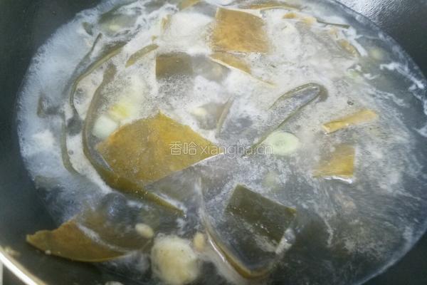 海带黄豆炖猪蹄的做法图解10