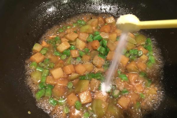 茄子豆角面的做法图解7