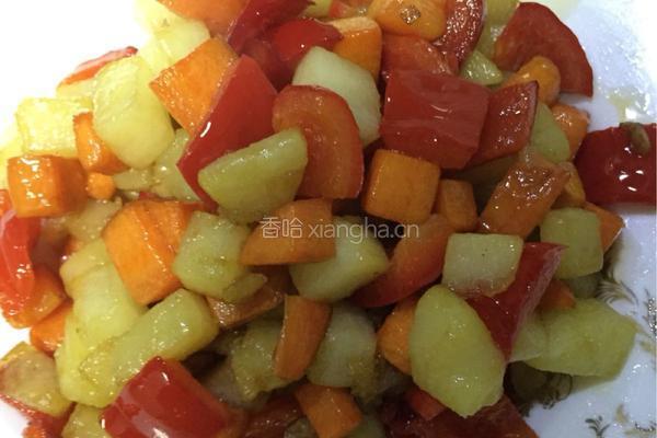 胡萝卜炒土豆