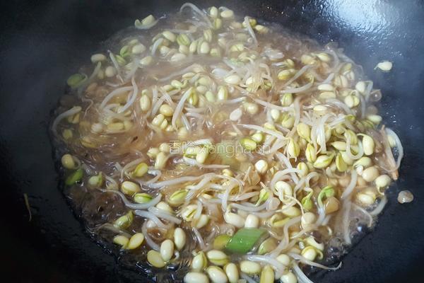 黄豆芽炒粉丝的做法图解8
