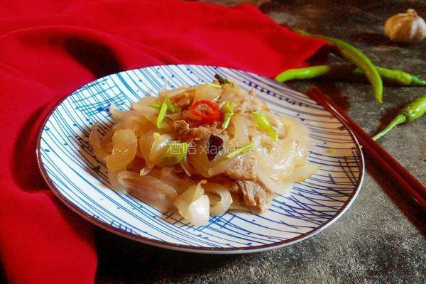 洋葱爆肉片的做法图解6