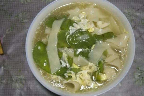 扁豆角面汤的做法图解8