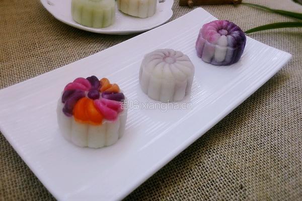 多彩冰皮月饼的做法图解14