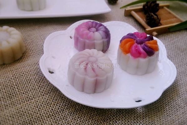 多彩冰皮月饼的做法图解16