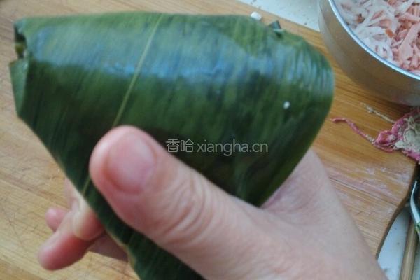 蜜豆小枣什锦粽子的做法图解8