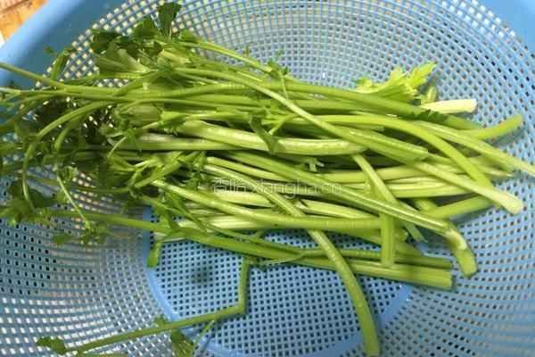 芹菜拌木耳的做法图解2