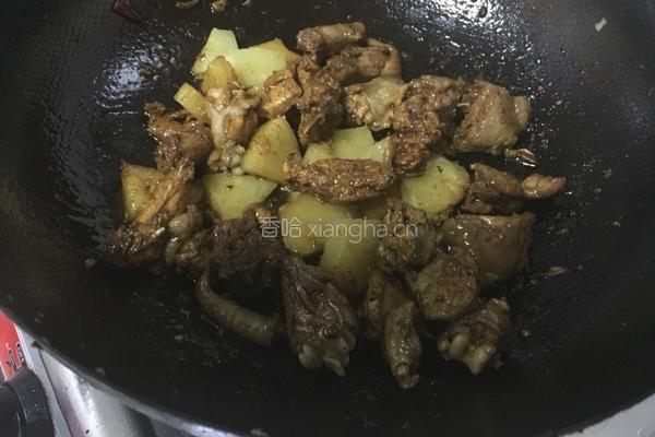 菠萝焖鸭的做法图解7