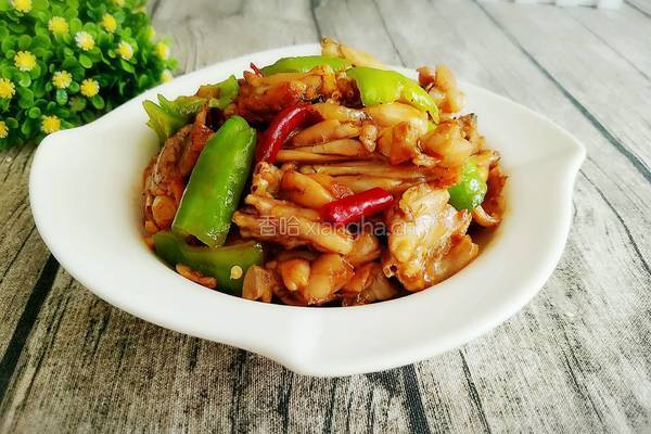 辣子田鸡的做法图解7