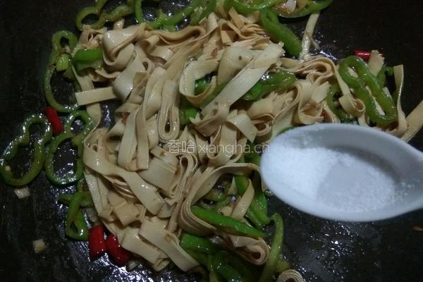 肉炒千张的做法图解10