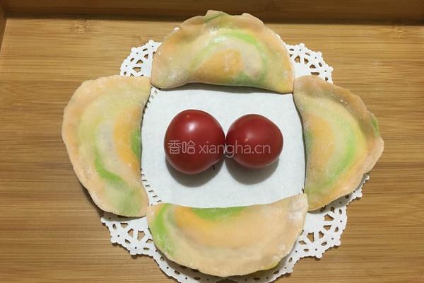 彩色饺子的做法图解6