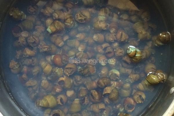 香辣田螺的做法图解1