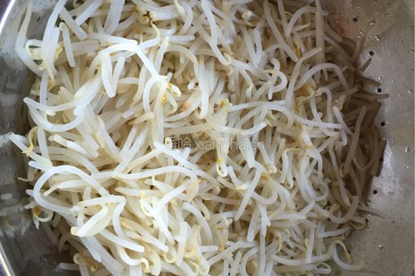 韩式豆芽凉拌菜的做法图解3