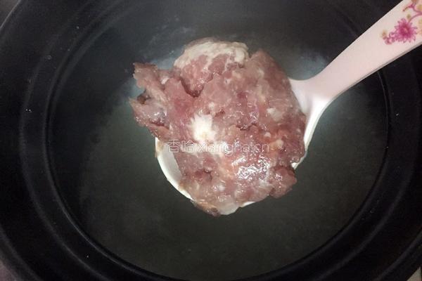 皮蛋瘦肉粥的做法图解6