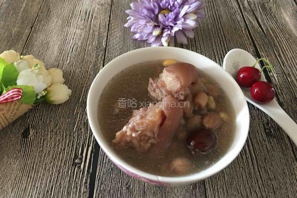 黄豆炖猪脚汤的做法图解6