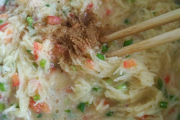 五香土豆饼的做法图解4
