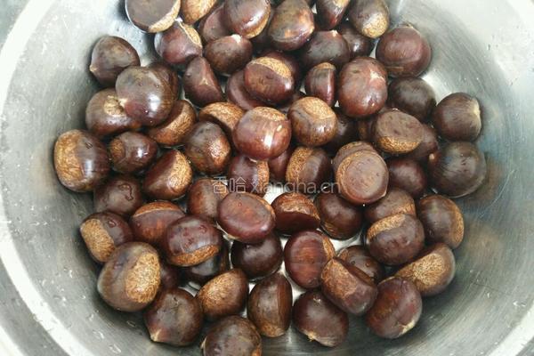 烤栗子的做法图解1