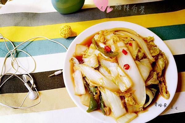 酸辣白菜的做法图解4