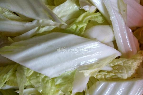 家常白菜的做法图解1