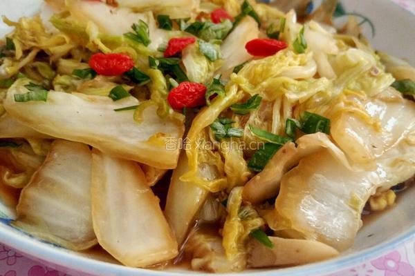 家常白菜的做法图解3