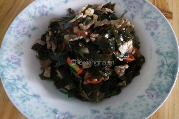 海带丝炒肉丝