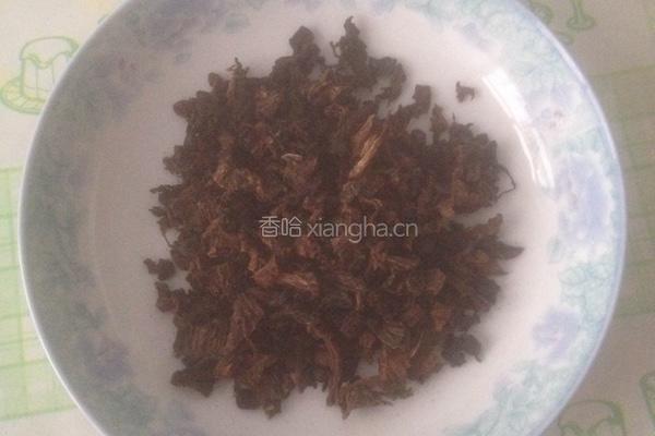 梅干菜虾皮的做法图解1
