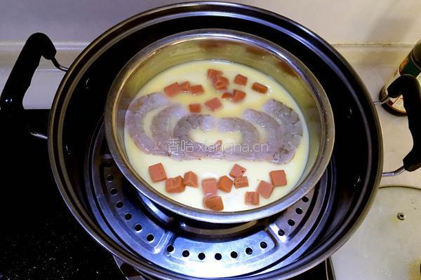 鸡蛋虾仁豆腐羹的做法图解6
