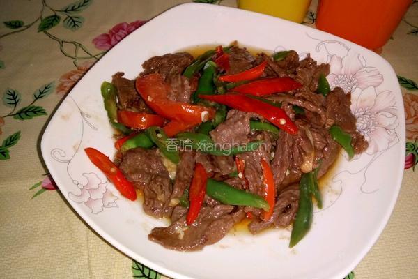 小炒牛肉的做法图解8