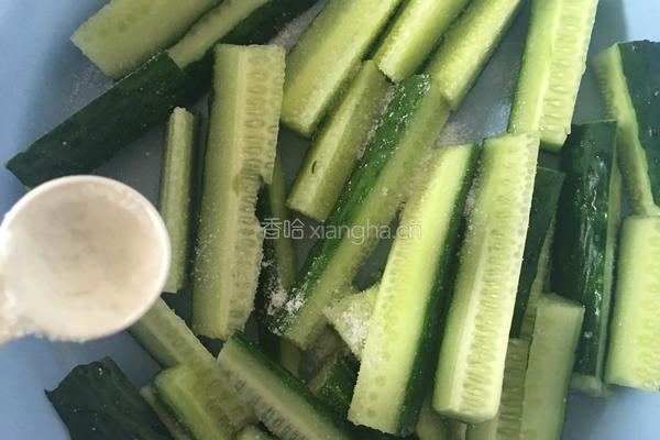 白粥必配黄瓜条咸菜的做法图解6