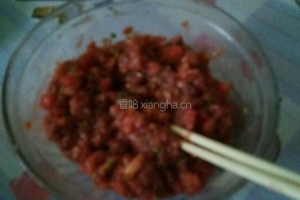 西红柿牛肉包子的做法图解6