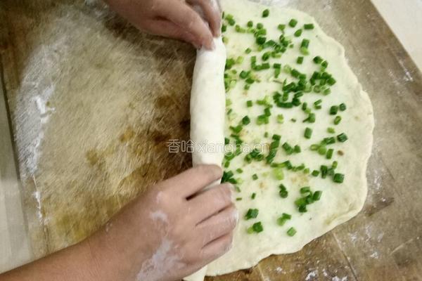 葱油花卷的做法图解8